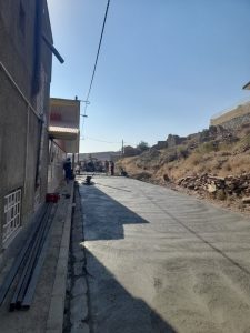بتن ریزی کوچه های بافت فرسوده