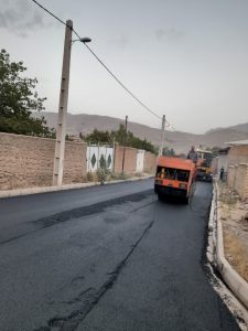 اجرای زیرسازی وآسفالت معابر