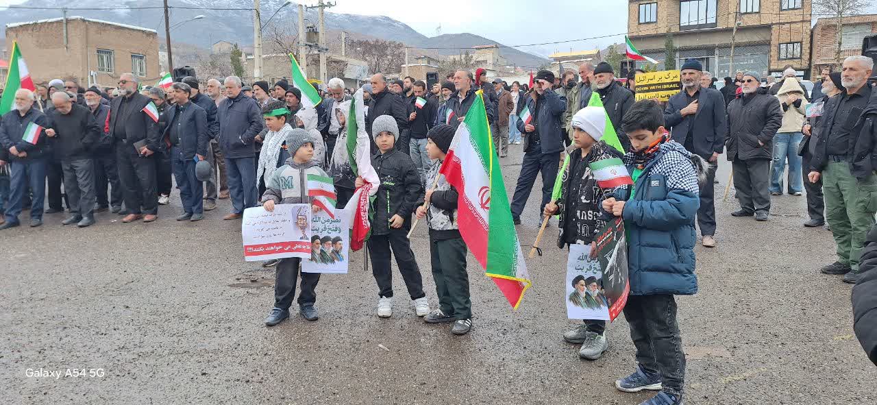 حضور با شکوه مردم انقلابی و همیشه در صحنه شهرزیاران در راهپیمایی روز جهانی قدس