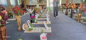گلباران گلزار مطهر شهدای شهر زیاران