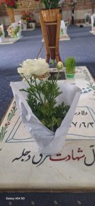 گلباران گلزار مطهر شهدای شهر زیاران